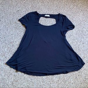 Abercrombie and Fitch cut out back T shirt